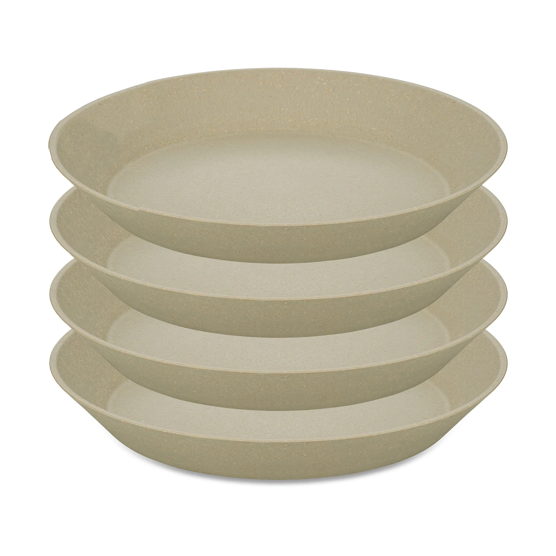 Assiette creuse Connect Ø 24 cm, lot de 4, Nature desert sand Koziol