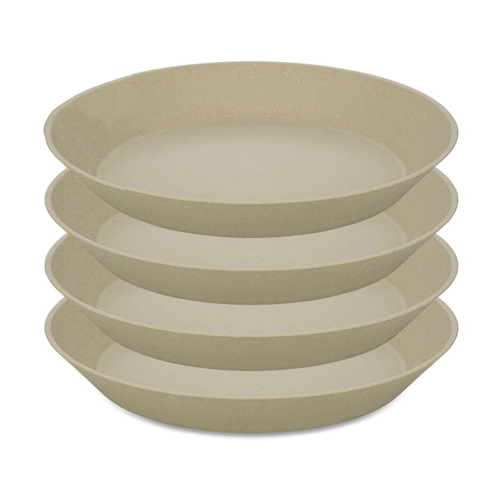 Assiette creuse Connect Ø 24 cm, lot de 4 - Nature desert sand - Koziol