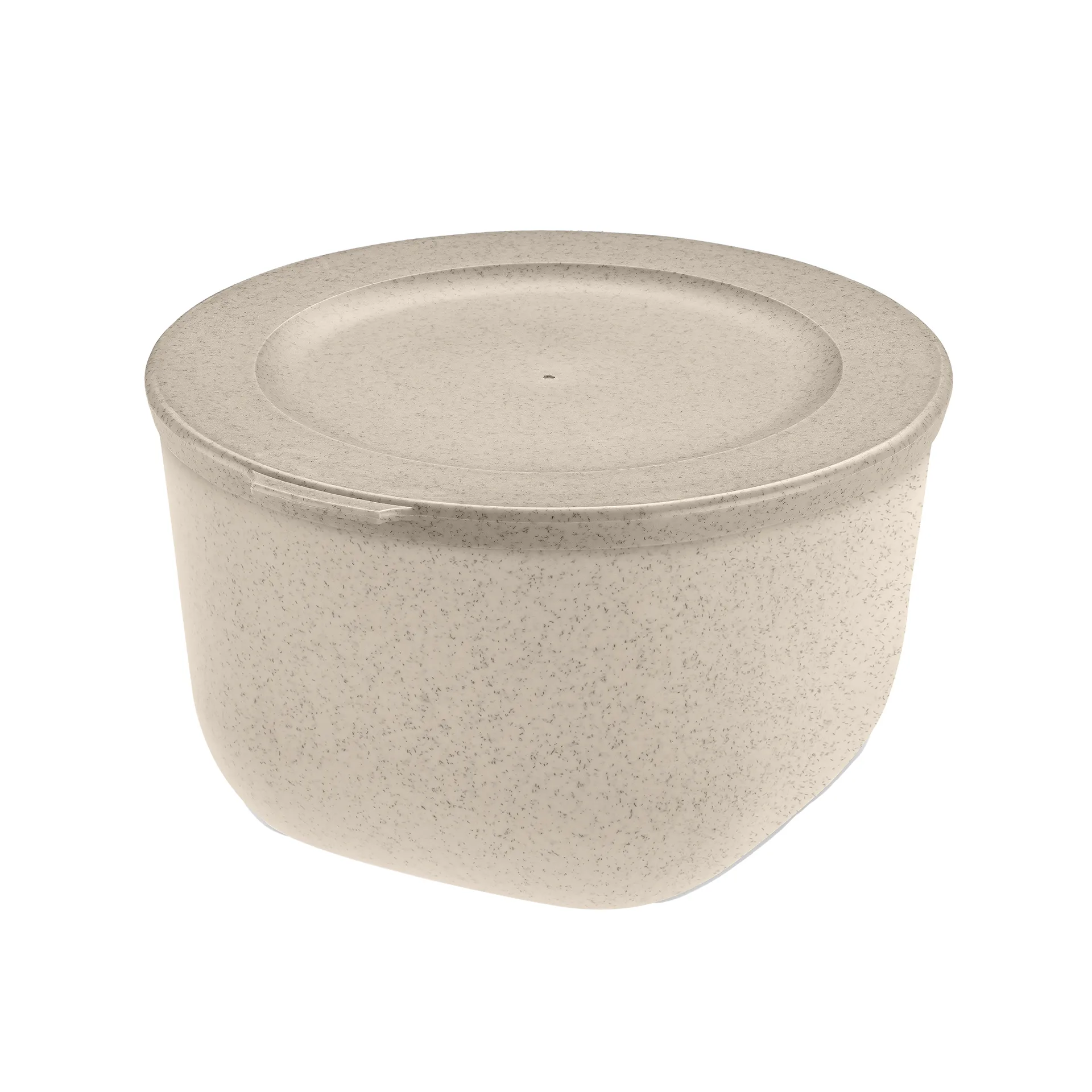 Bol avec couvercle Connect thermoplastique biocirculaire 1 L, Nature desert sand Koziol