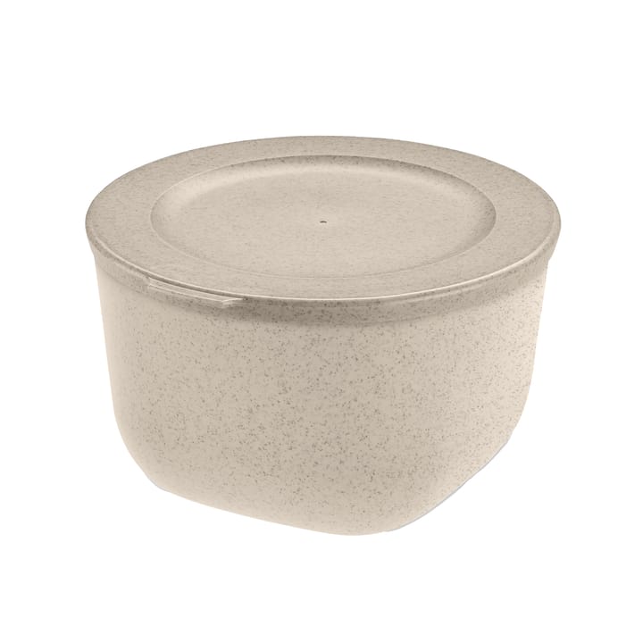 Bol avec couvercle Connect thermoplastique biocirculaire 1 L - Nature desert sand - Koziol