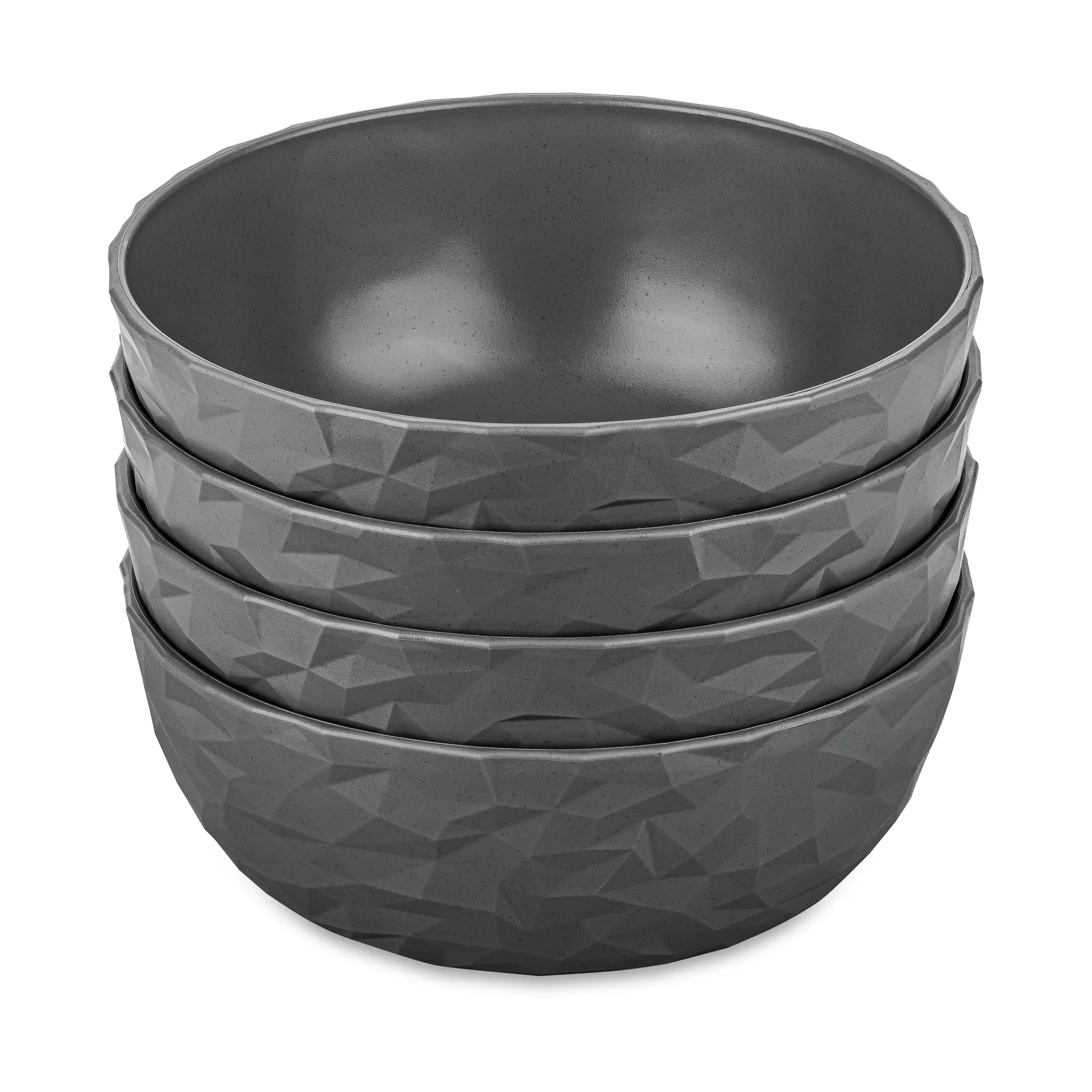 Bol Club thermoplastique biocirculaire Ø16,2 cm, 4 pièces, Nature ash grey Koziol