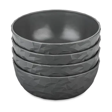 Bol Club thermoplastique biocirculaire Ø16,2 cm, 4 pièces - Nature ash grey - Koziol