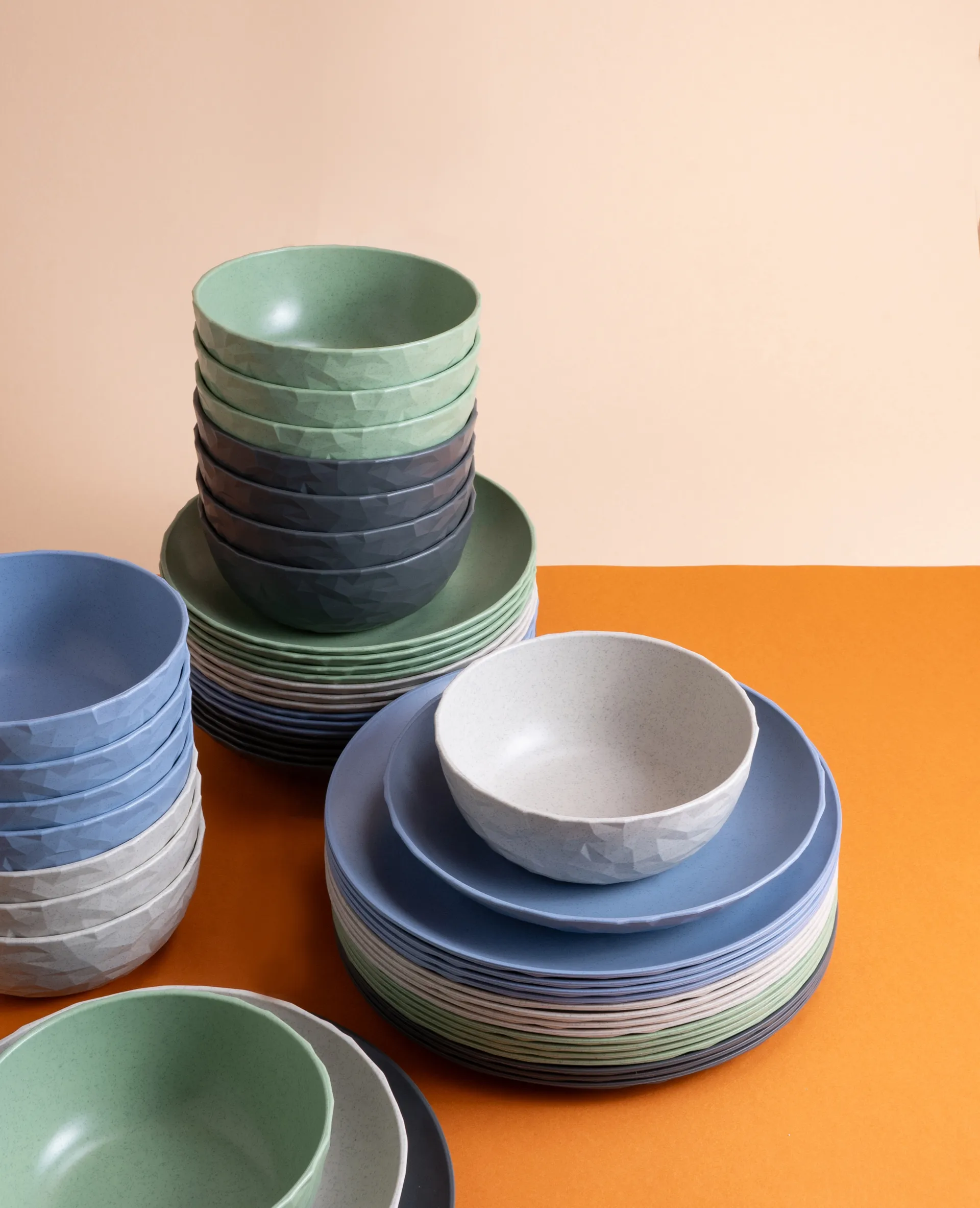 Bol Club thermoplastique biocirculaire Ø16,2 cm, 4 pièces, Nature ash grey Koziol