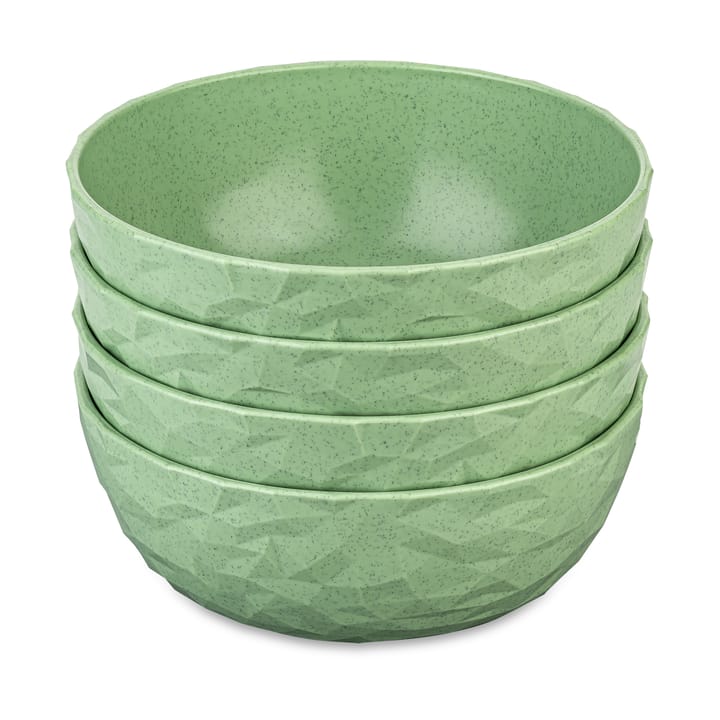 Bol Club thermoplastique biocirculaire Ø16,2 cm, 4 pièces - Nature leaf green - Koziol
