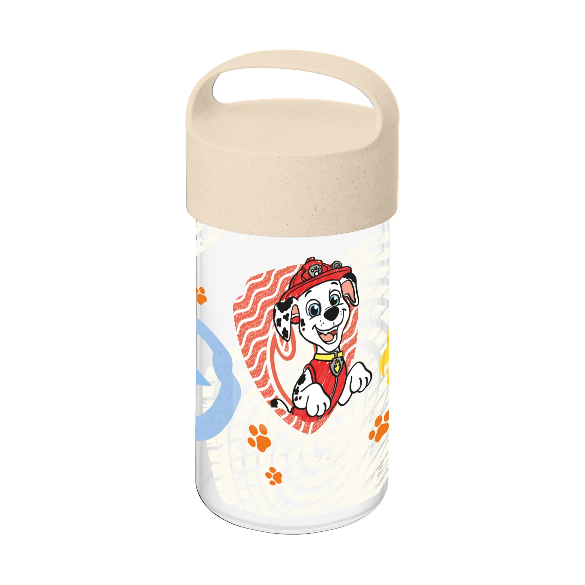 Bouteille d'eau Buddy Snack Paw Patrol, 50 cl, Beige Koziol