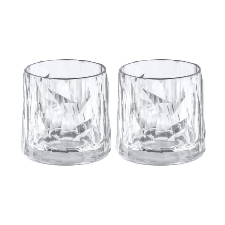 Club No. 2 gobelet plastique 25 cl, lot de 2, Cristal transparent Koziol