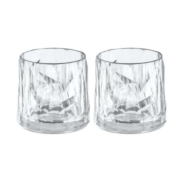 Club No. 2 gobelet plastique 25 cl, lot de 2 - Cristal transparent - Koziol