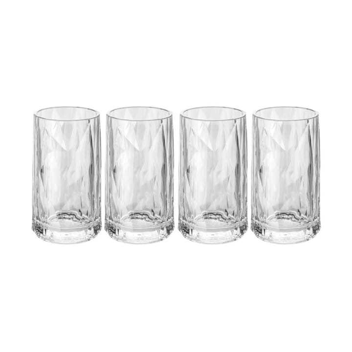 Club No. 7 verre à schnaps plastique 4 cl, lot de 4, Cristal transparent Koziol