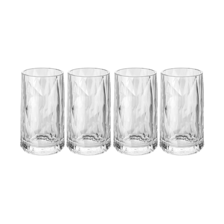 Club No. 7 verre à schnaps plastique 4 cl, lot de 4 - Cristal transparent - Koziol