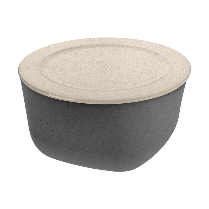 Saladier avec couvercle Connect thermoplastique biocirculaire 4 L - Nature ash grey - Koziol