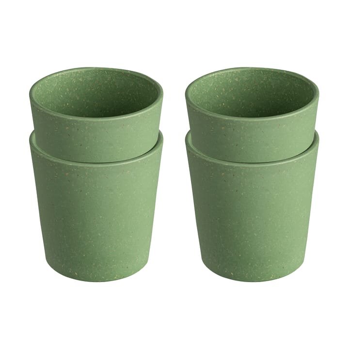 Tasse Connect S 19 cl, lot de 4 - Nature leaf green - Koziol