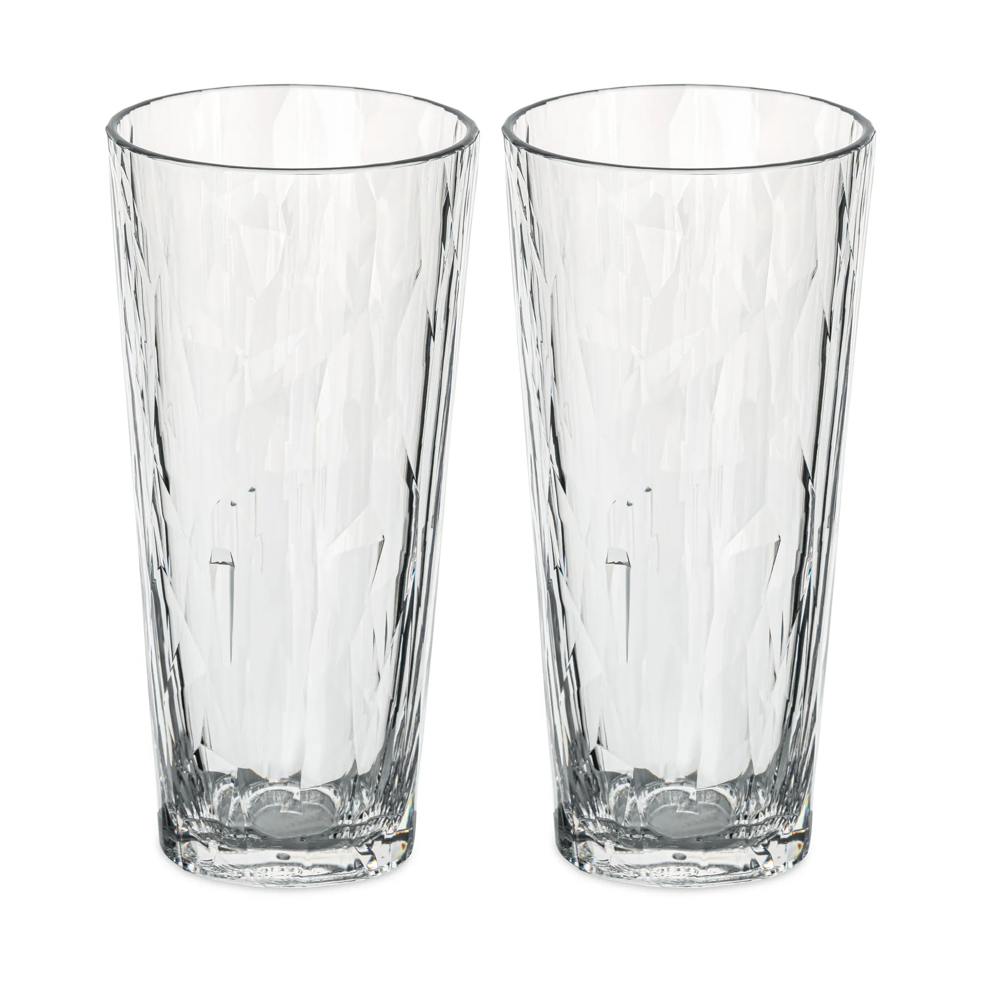 Verres à cocktail en plastique Club No. 19, 25 cl, Lot de 2, Cristal clair Koziol
