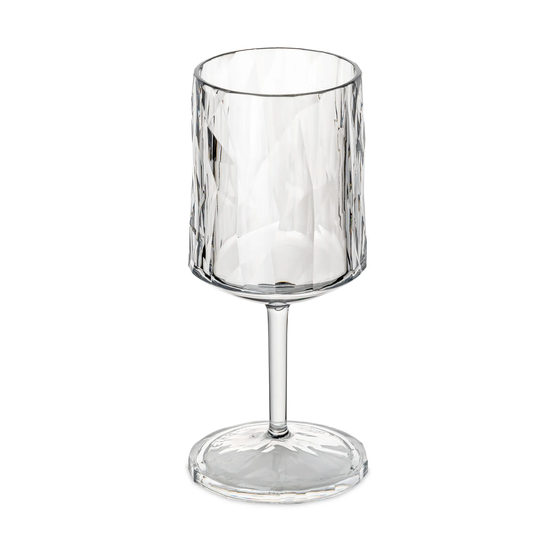 Verres à vin en plastique Club No. 21, 25 cl, Lot de 2, Cristal clair Koziol