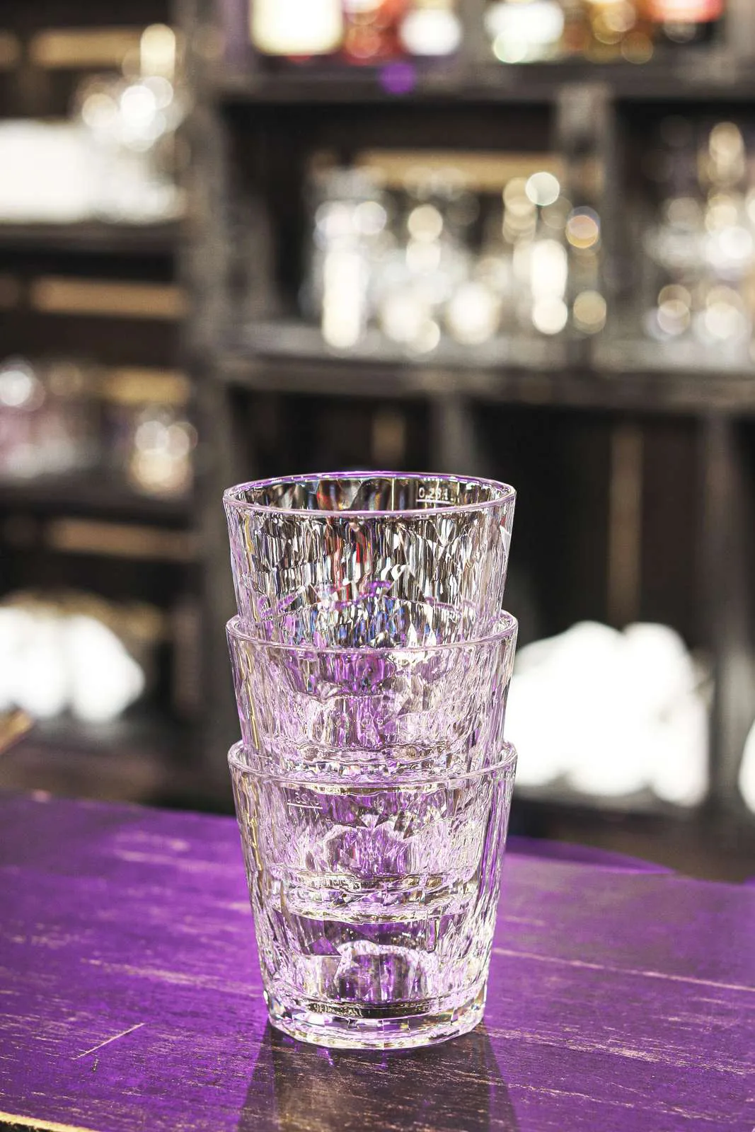 Verres tumbler en plastique Club No. 22, 25 cl, Lot de 2, Cristal clair Koziol