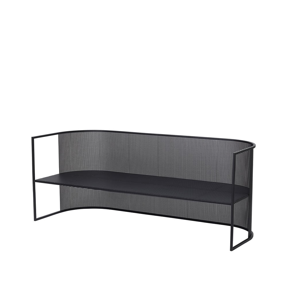 Kristina Dam Studio Banc Bauhaus black | Design Scandinave | Bancs | Noir