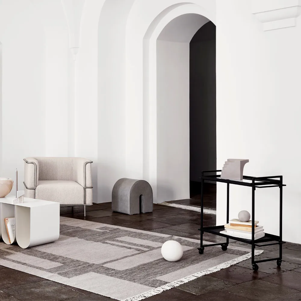 Chariot de service Bauhaus, black Kristina Dam Studio