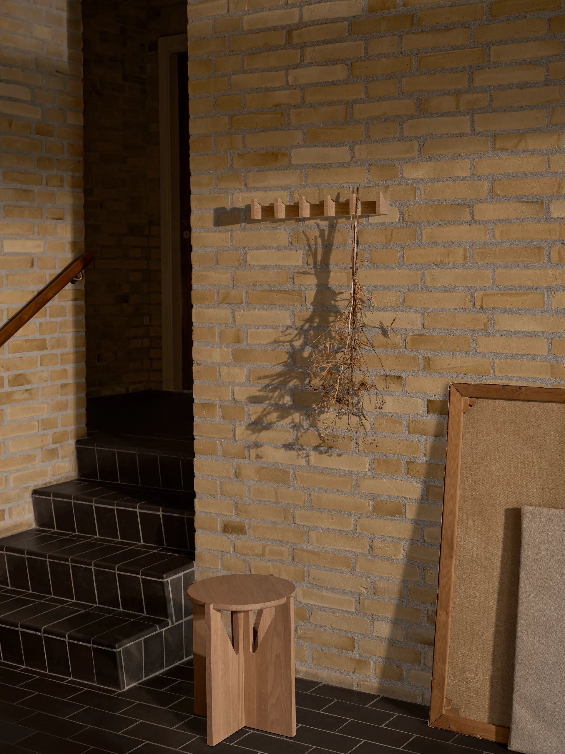 Column portemanteau 49 cm, Chêne huilé clair Kristina Dam Studio