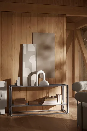 Console pliable 124x60 cm - Acier inoxydable brossé - Kristina Dam Studio