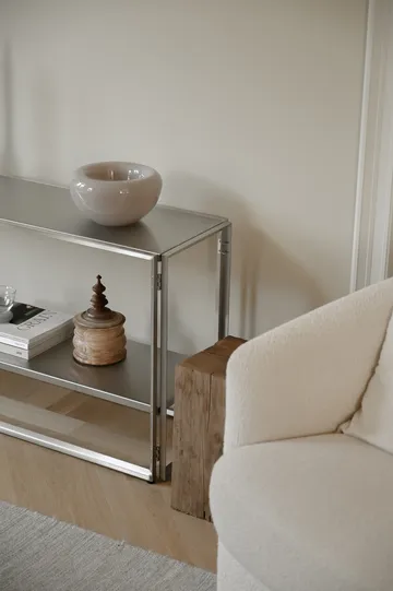 Console pliable 124x60 cm - Acier inoxydable brossé - Kristina Dam Studio