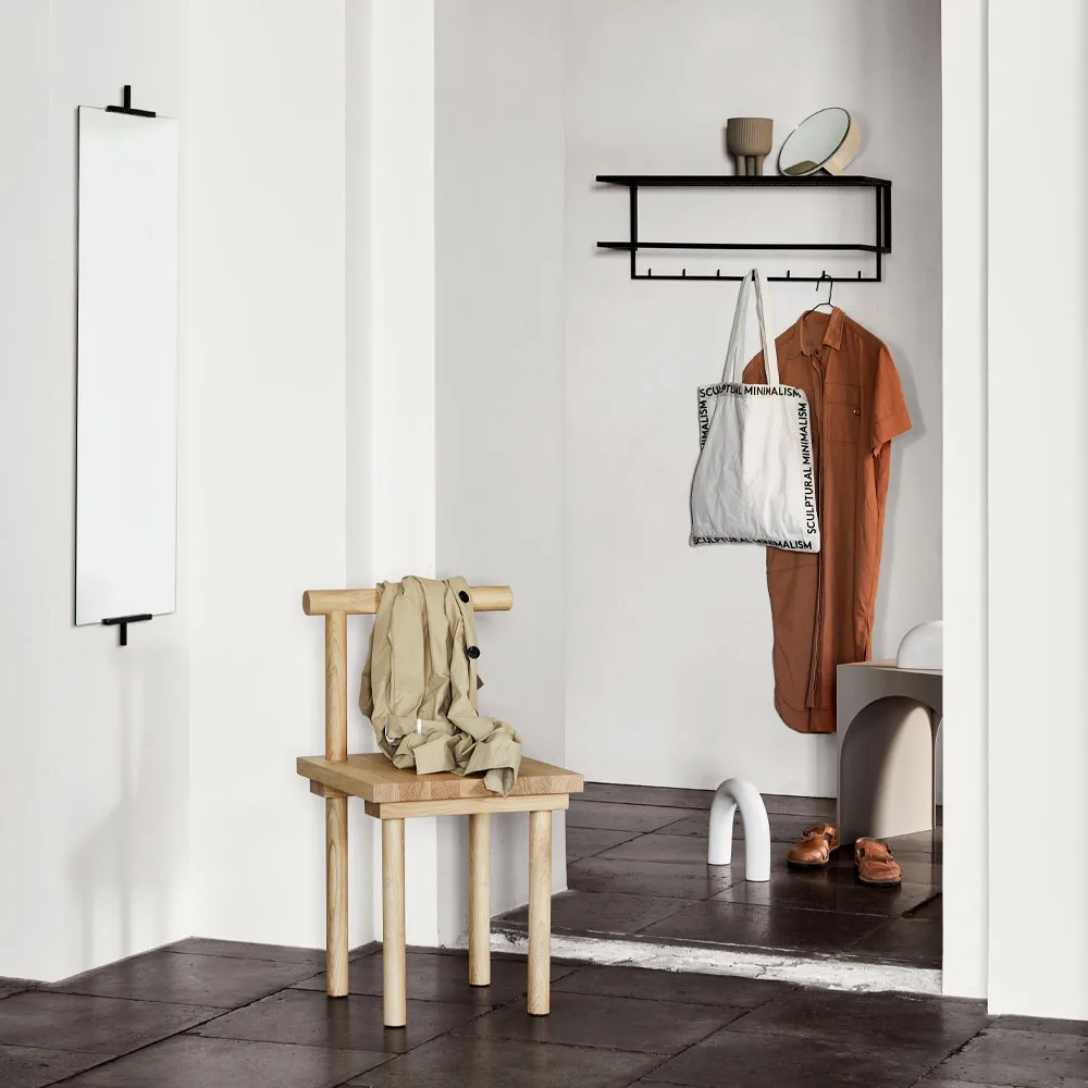 Étagère à chapeaux Grid, white Kristina Dam Studio