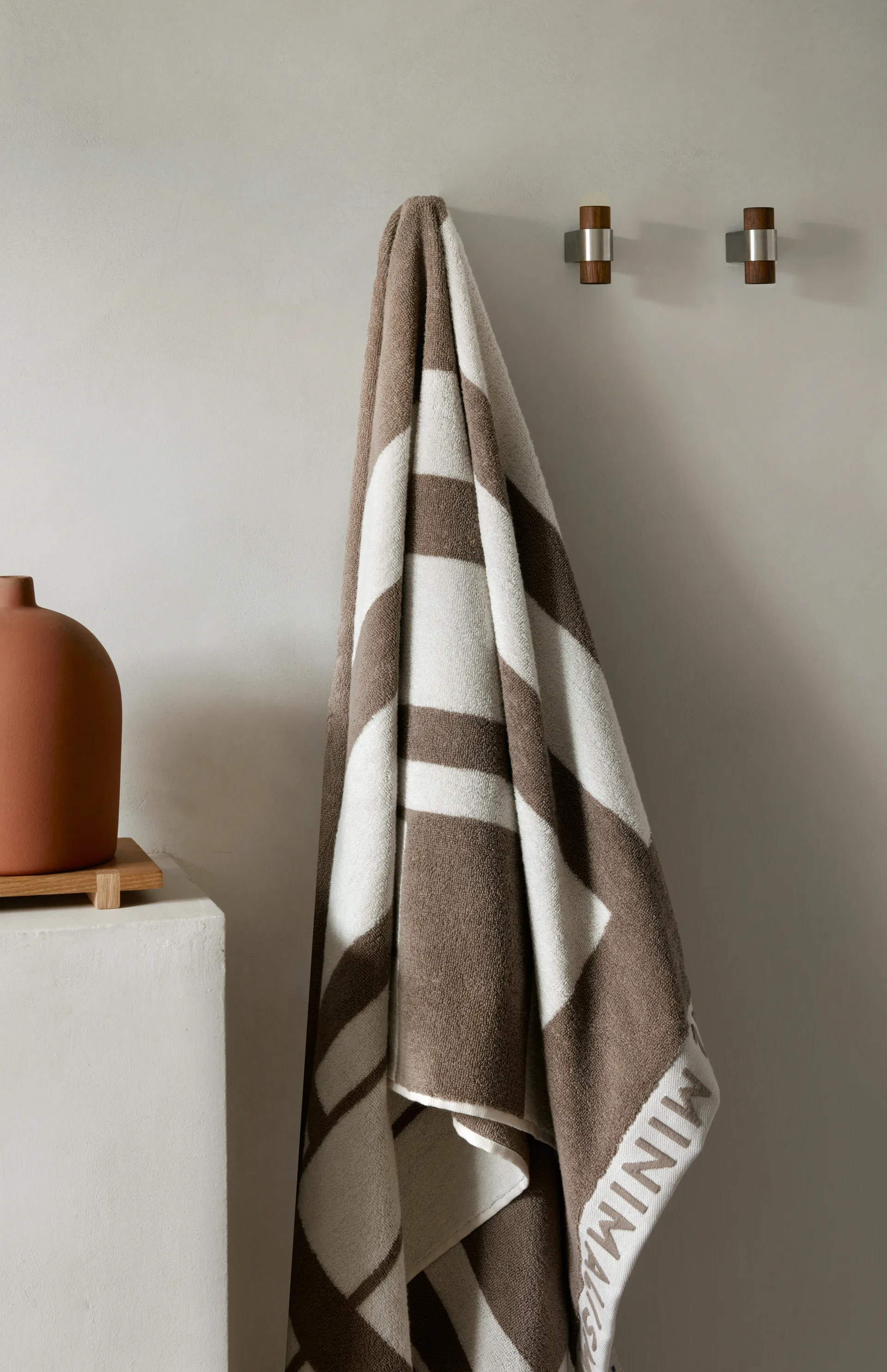 Lot de 2 patères Dowel, stainless steel, lot de 2 Kristina Dam Studio