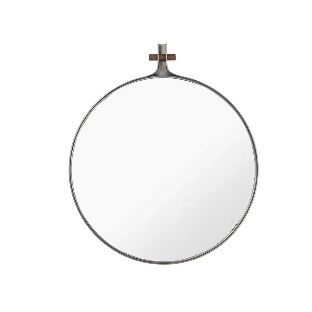 Miroir Dowel, stainless steel Ø35 cm Kristina Dam Studio