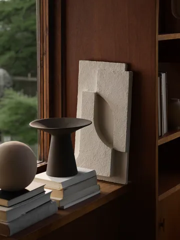 Serif Relief décoration murale S - Off white - Kristina Dam Studio