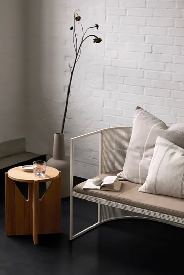 Simple tabouret rond Ø36 cm - Chêne verni chaud - Kristina Dam Studio