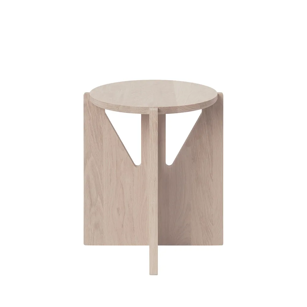 Stool tabouret rond, Oak, Ø36x42 cm Kristina Dam Studio
