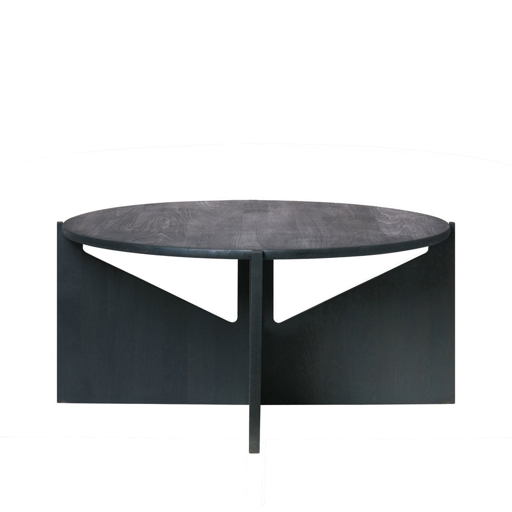 Kristina Dam Studio Table basse XL Table oak black | Design Scandinave | Table de salon | Noir