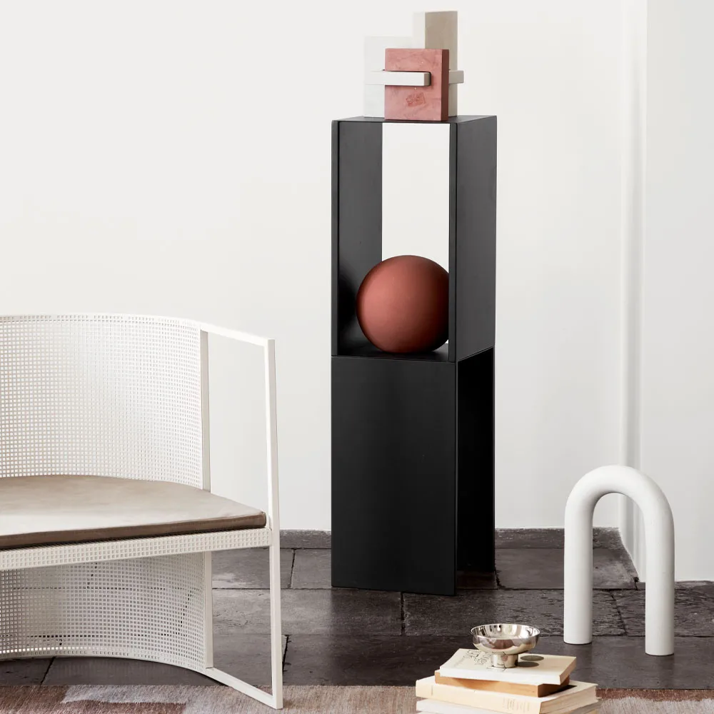 Table d'appoint Pedestal, black Kristina Dam Studio
