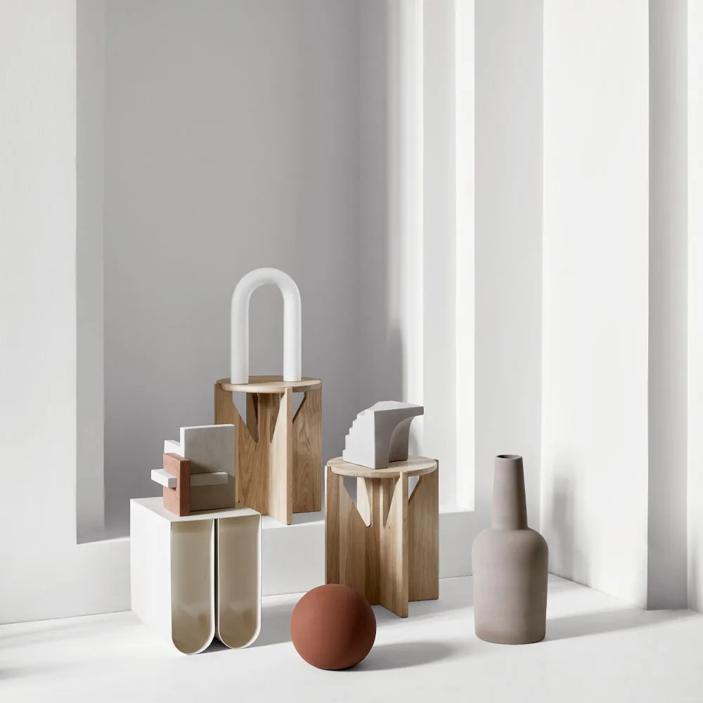 Tabouret Stool, oak Kristina Dam Studio