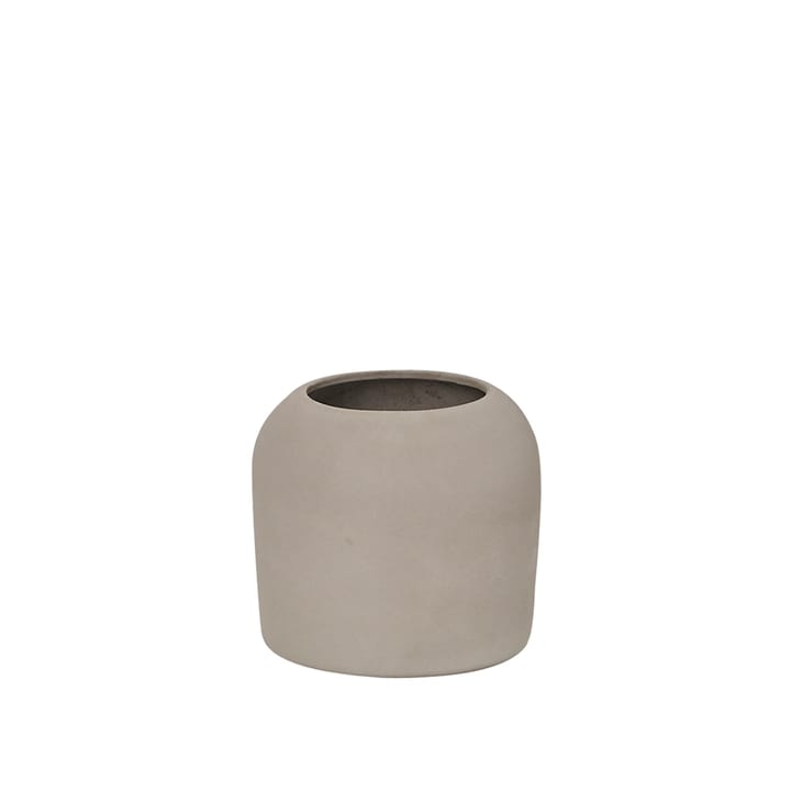 Vase Dome - grey engobe, xs - Kristina Dam Studio