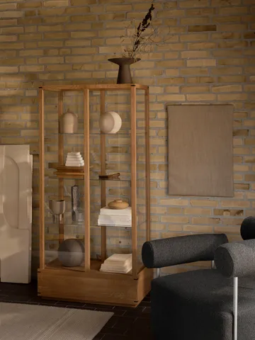 Vitrine japonaise large - Chêne huilé chaud - Kristina Dam Studio