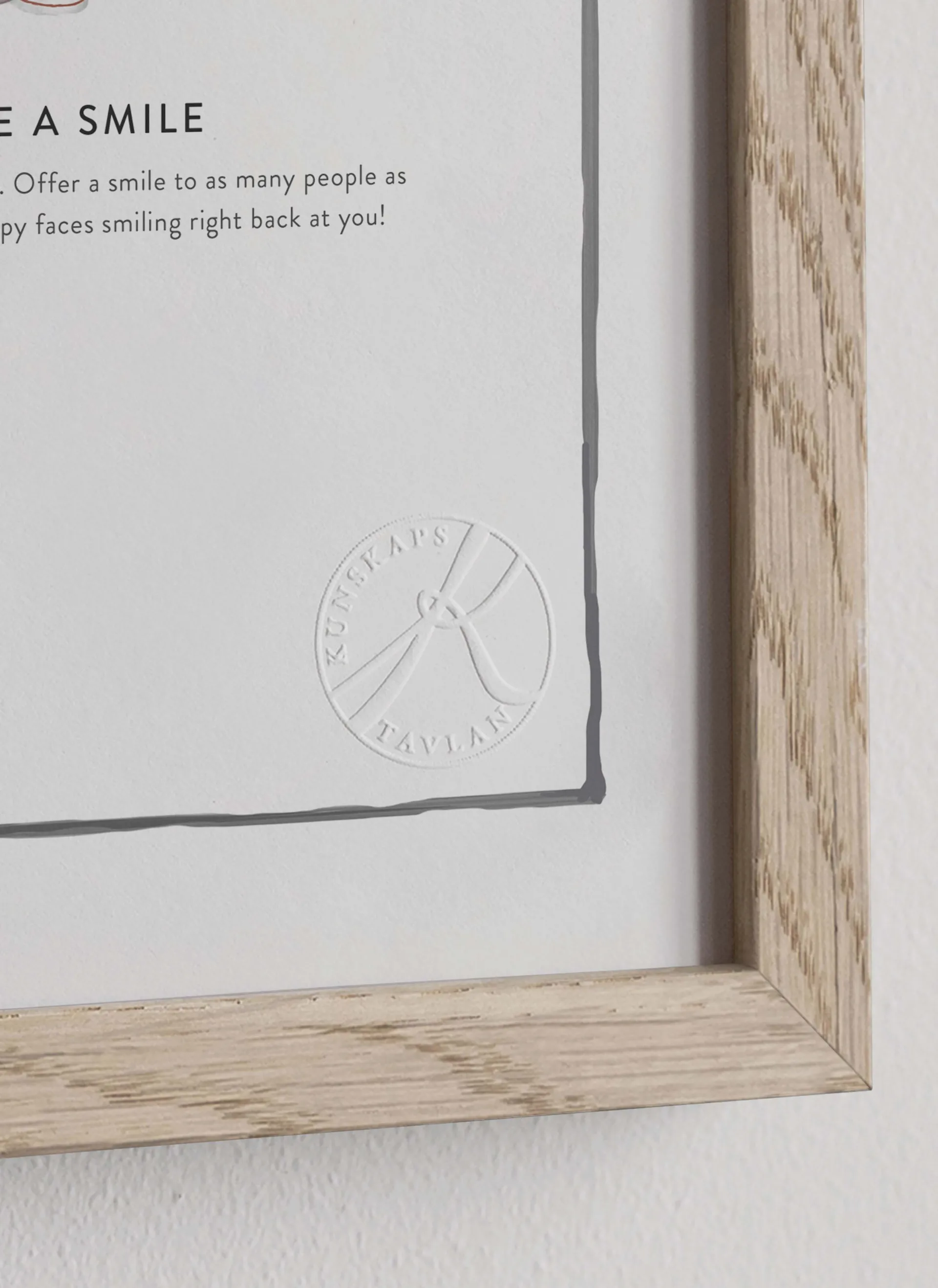 Affiche Be a good friend, 30x40 cm Kunskapstavlan®