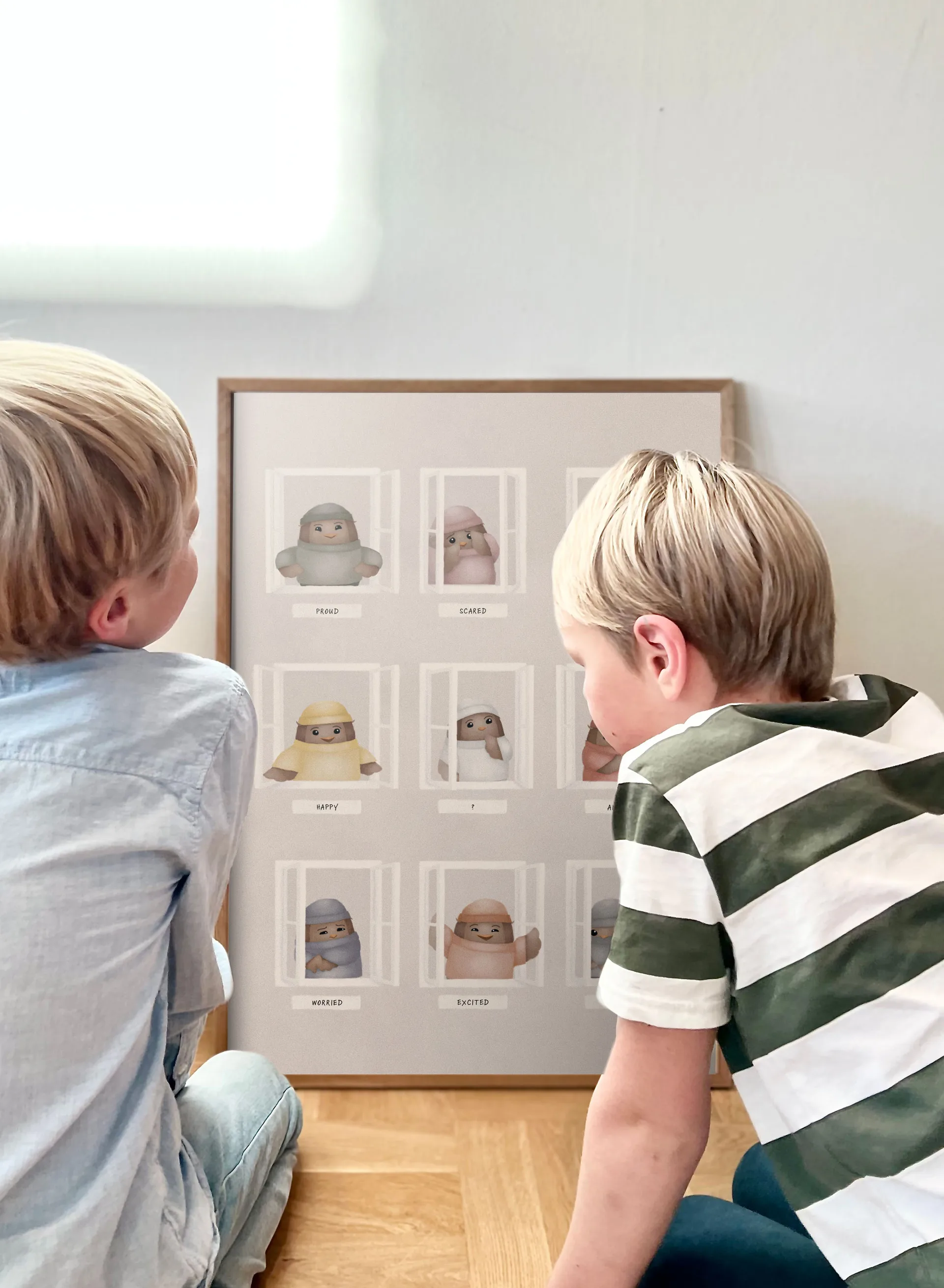 Affiche My feelings, 30x40 cm Kunskapstavlan®