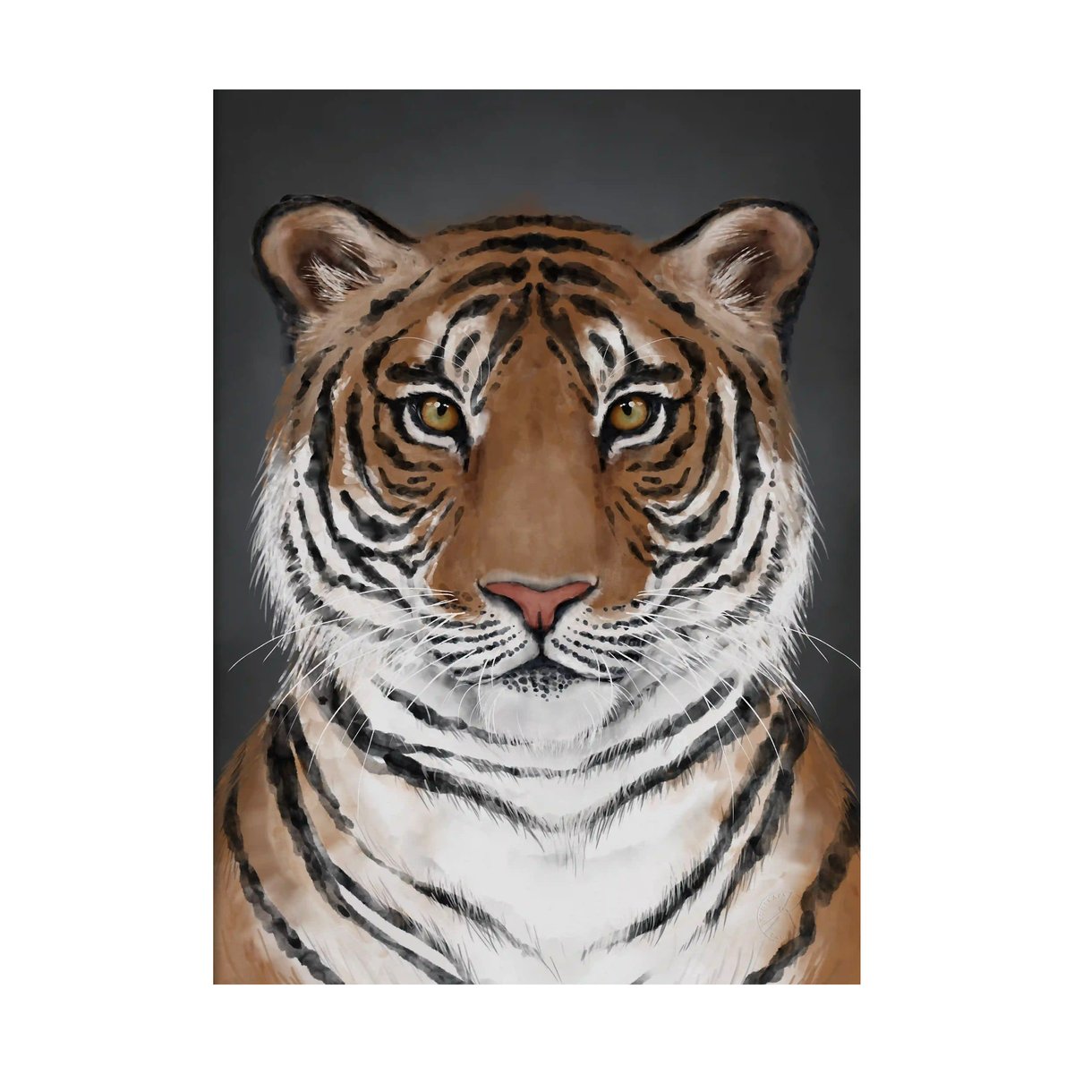 Kunskapstavlan Affiche Tiger 50x70 cm | Design Scandinave | Posters | Multi