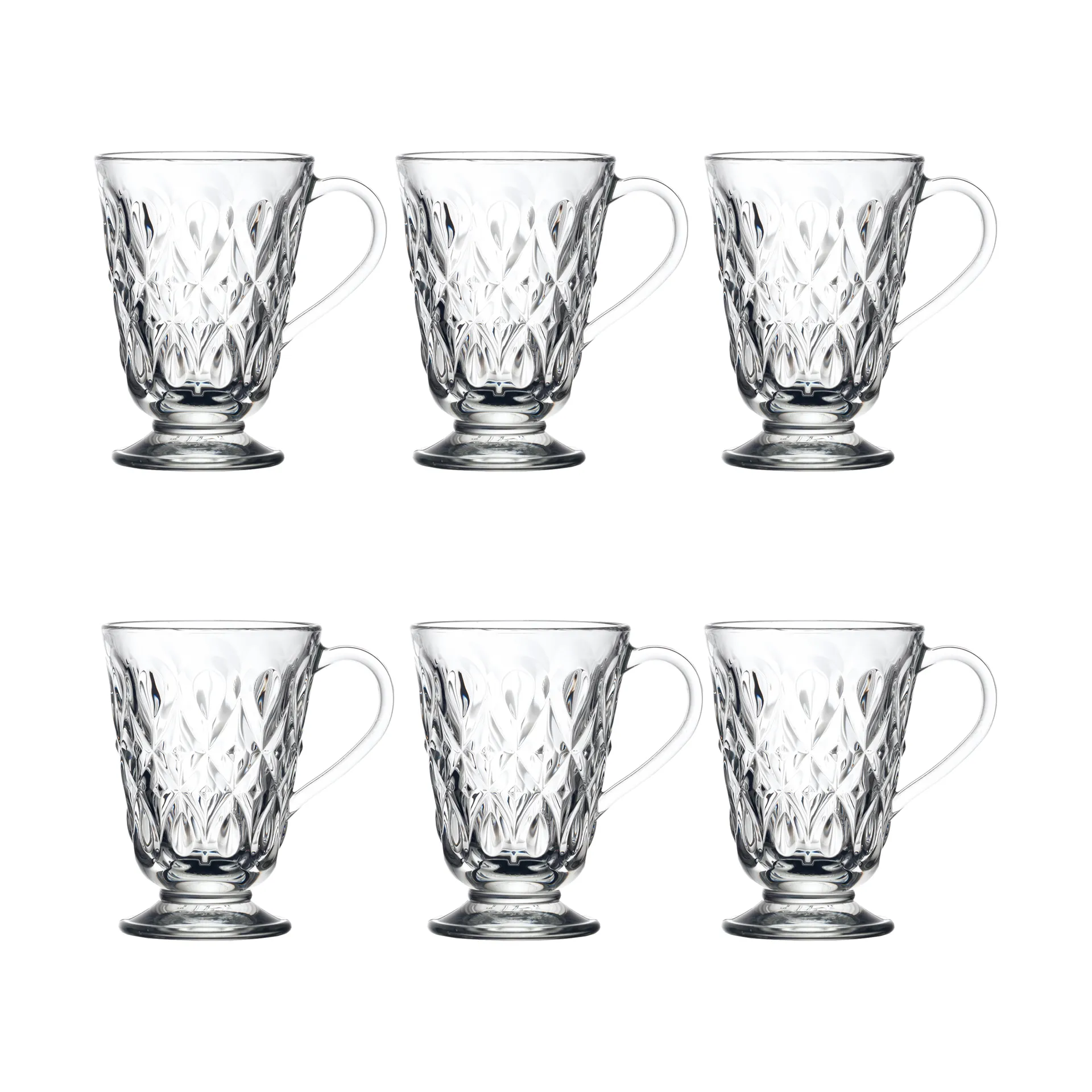 Mug Lyonnais 27 cl, lot de 6, Transparent La Rochère