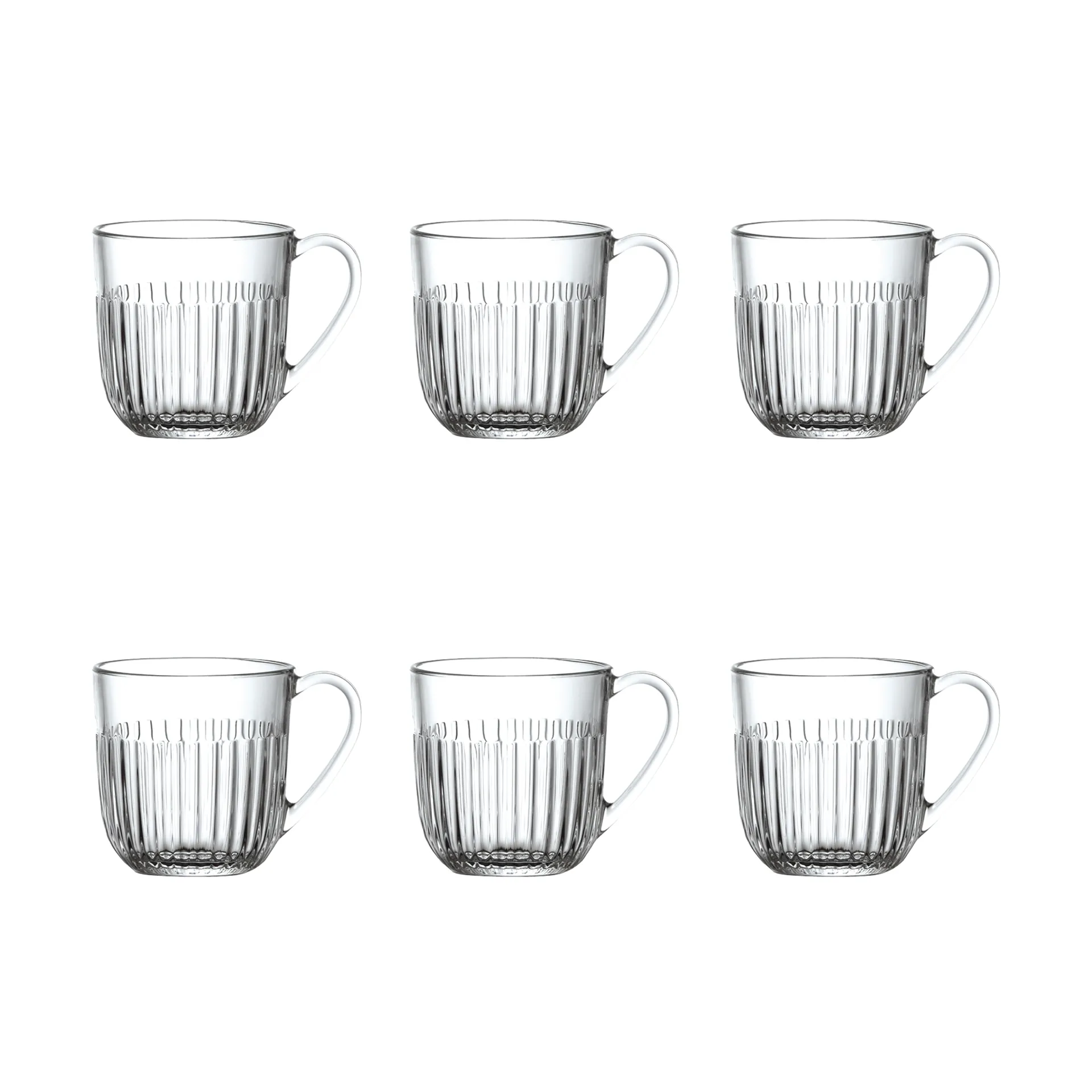 Mug Ouessant 27 cl, lot de 6, Transparent La Rochère