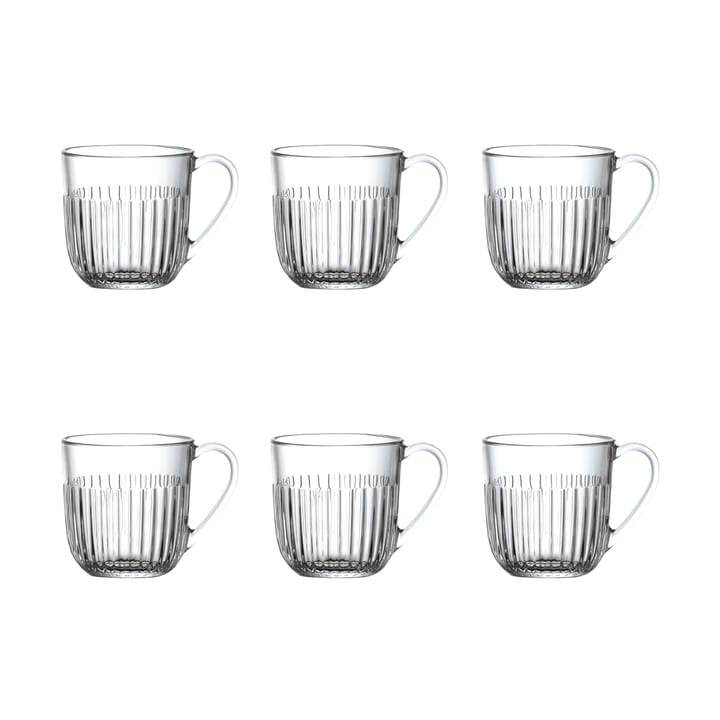 Mug Ouessant 27 cl, lot de 6 - Transparent - La Rochère