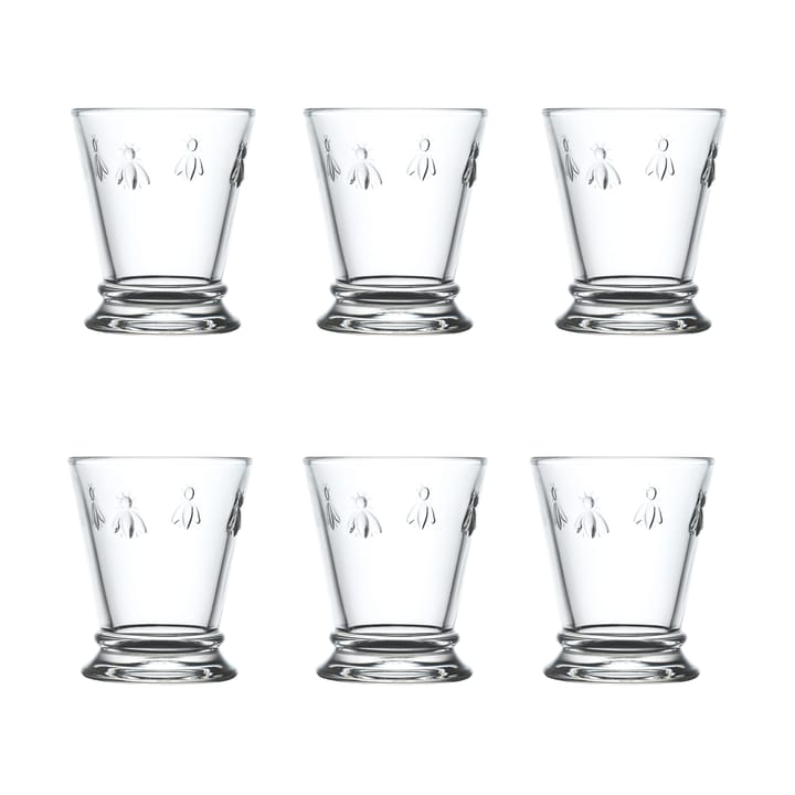 Verre à boire Abeille 19 cl, lot de 6 - Transparent - La Rochère