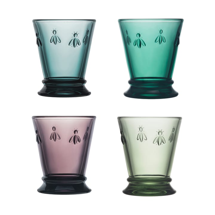 Verre à boire Abeille 26 cl, lot de 4 - Multicolore - La Rochère