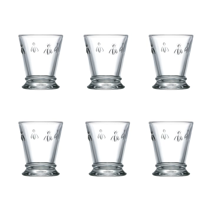 Verre à boire Abeille 26 cl, lot de 6 - Transparent - La Rochère