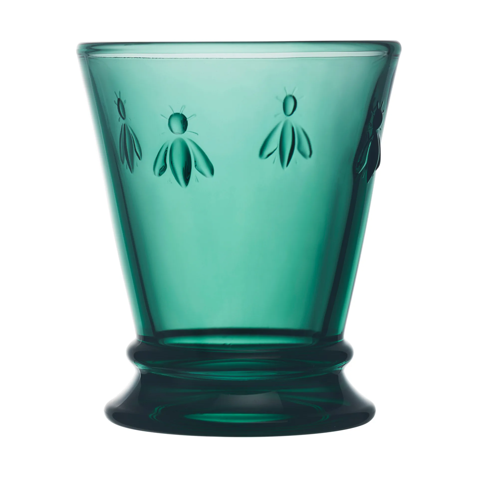 Verre à boire Abeille 26 cl, lot de 6, Vert émeraude La Rochère