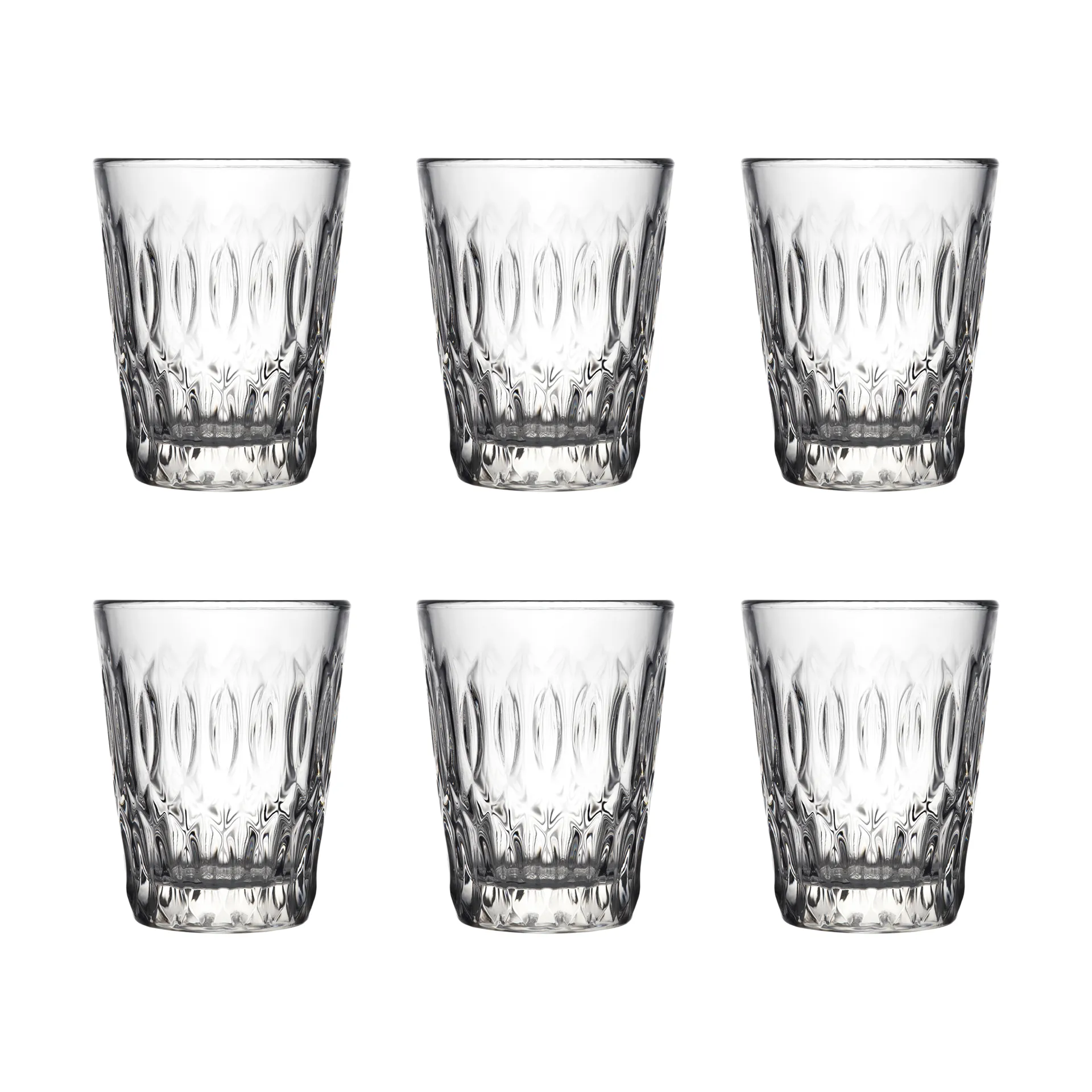 Verre à boire Verone 25 cl, lot de 6, Transparent La Rochère