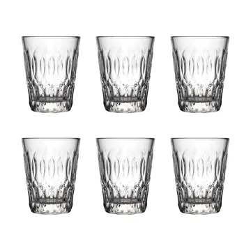 Verre à boire Verone 25 cl, lot de 6 - Transparent - La Rochère