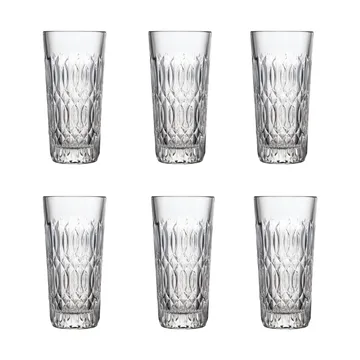 Verre à boire Verone 34 cl, lot de 6 - Transparent - La Rochère