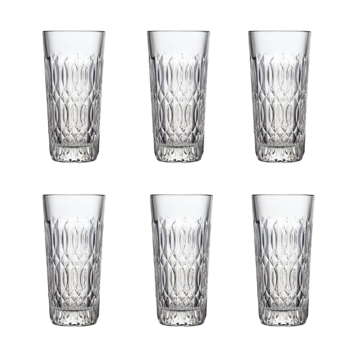 Verre à boire Verone 34 cl, lot de 6 - Transparent - La Rochère