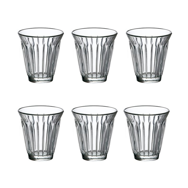 Verre à boire Zinc 19 cl, lot de 6 - Transparent - La Rochère