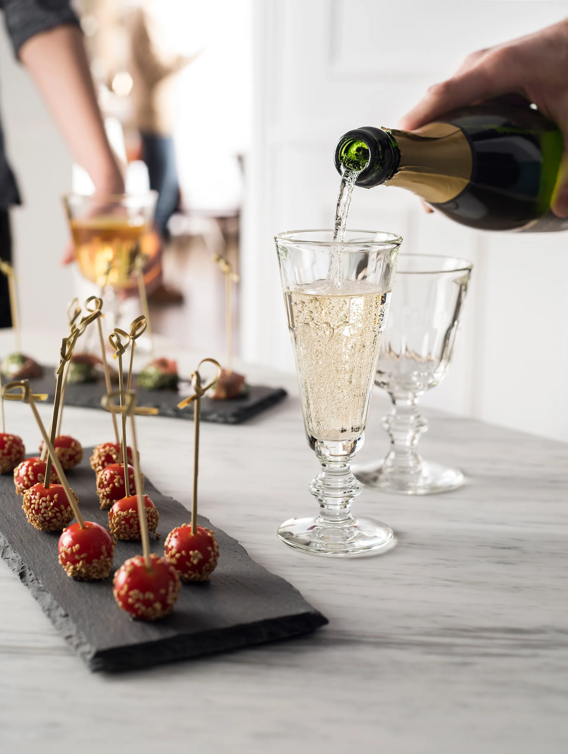 Verre à champagne Perigord 16 cl, lot de 6, Transparent La Rochère